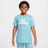 Nike Sportswear Big Kids' T-shirt In Blue