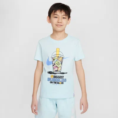 Nike Sportswear Big Kids' T-shirt In Blue