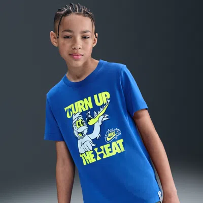 Nike Sportswear Big Kids' T-shirt In Blue