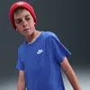 Nike Sportswear Big Kids' T-shirt In Blue