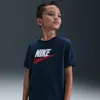 Nike Sportswear Big Kids' T-shirt In Blue