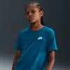 Nike Sportswear Big Kids' T-shirt In Blue