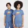 Nike Sportswear Big Kids' T-shirt In Blue