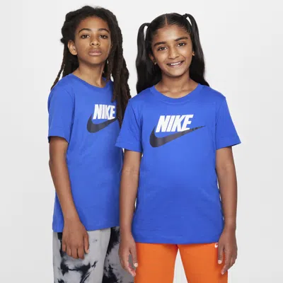 Nike Sportswear Big Kids' T-shirt In Blue