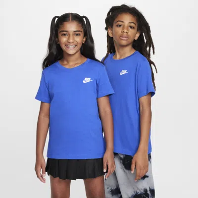 Nike Sportswear Big Kids' T-shirt In Blue