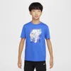 Nike Sportswear Big Kids' T-shirt In Blue