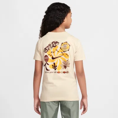 Nike Sportswear Big Kids' T-shirt In Brown