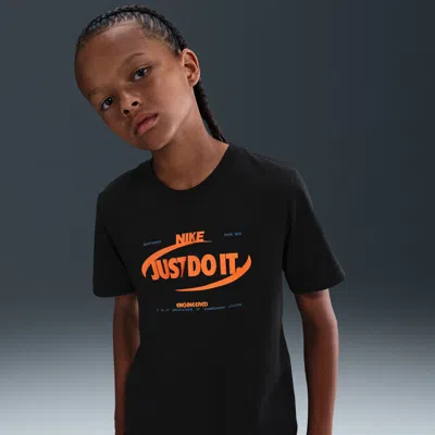Nike Sportswear Big Kids' T-shirt In Brown