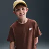 Nike Sportswear Big Kids' T-shirt In Burgundy