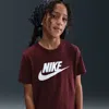 Nike Sportswear Big Kids' T-shirt In Burgundy