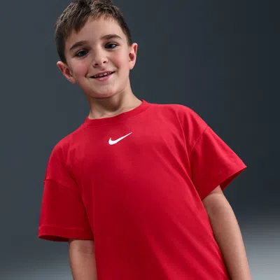 Nike Sportswear Big Kids' T-shirt In Gray