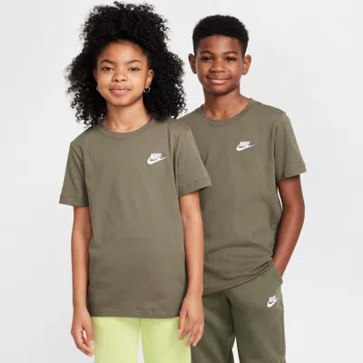 Nike Sportswear Big Kids' T-shirt In Green