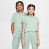 Nike Sportswear Big Kids' T-shirt In Green
