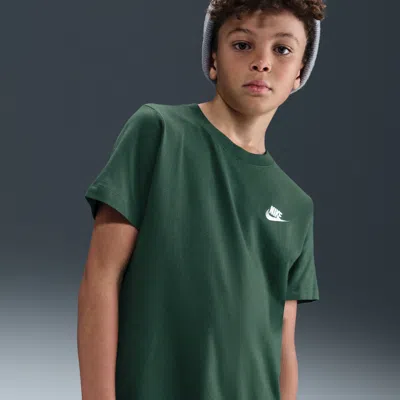 Nike Sportswear Big Kids' T-shirt In Green