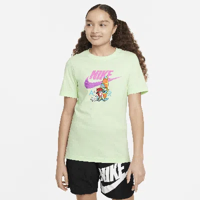 Nike Sportswear Big Kids' T-shirt In Green