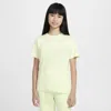 Nike Sportswear Big Kids' T-shirt In Green