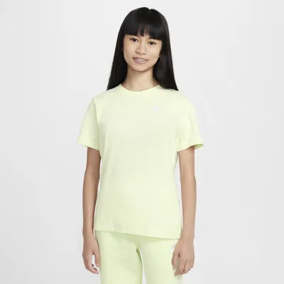 Nike Sportswear Big Kids' T-shirt In Green