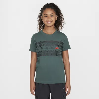 Nike Sportswear Big Kids' T-shirt In Green