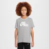 Nike Sportswear Big Kids' T-shirt In Grey