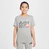 Nike Sportswear Big Kids' T-shirt In Grey