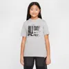 Nike Sportswear Big Kids' T-shirt In Grey