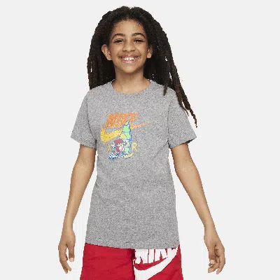 Nike Sportswear Big Kids' T-shirt In Grey