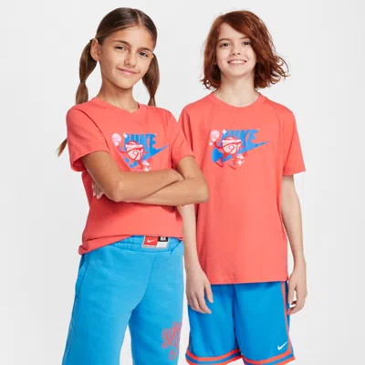 Nike Sportswear Big Kids' T-shirt In Orange