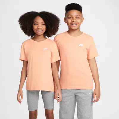 Nike Sportswear Big Kids' T-shirt In Orange