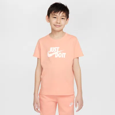 Nike Sportswear Big Kids' T-shirt In Orange