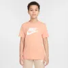 Nike Sportswear Big Kids' T-shirt In Orange