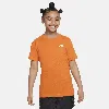 Nike Sportswear Big Kids' T-shirt In Orange