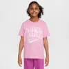 Nike Sportswear Big Kids' T-shirt In Pink