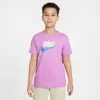 Nike Sportswear Big Kids' T-shirt In Purple
