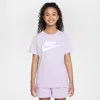 Nike Sportswear Big Kids' T-shirt In Purple