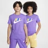 Nike Sportswear Big Kids' T-shirt In Purple