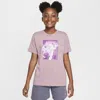 Nike Sportswear Big Kids' T-shirt In Purple