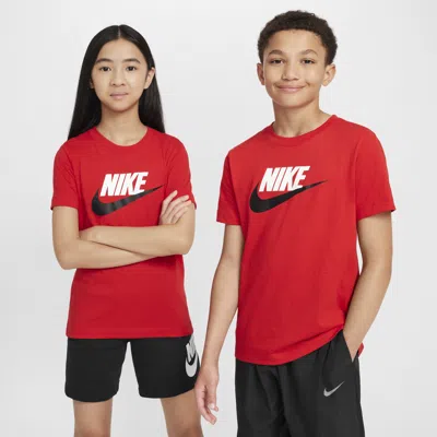 Nike Sportswear Big Kids' T-shirt In Red