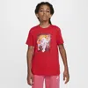 Nike Sportswear Big Kids' T-shirt In Red
