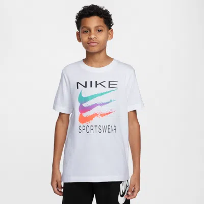 Nike Sportswear Big Kids' T-shirt In White