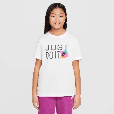 Nike Sportswear Big Kids' T-shirt In White
