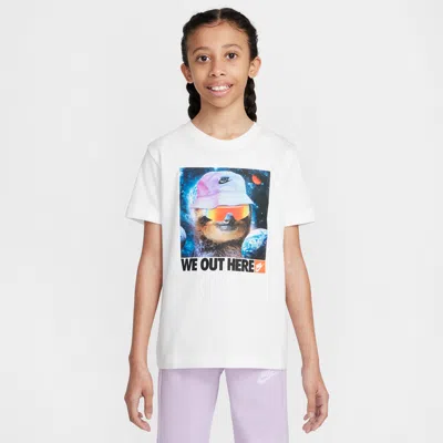 Nike Sportswear Big Kids' T-shirt In White