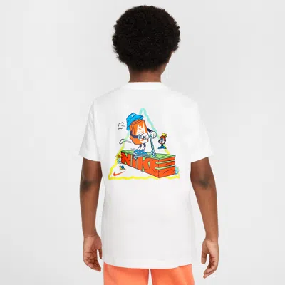 Nike Sportswear Big Kids' T-shirt In White
