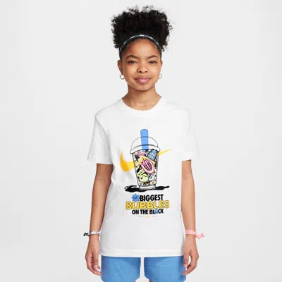 Nike Sportswear Big Kids' T-shirt In White