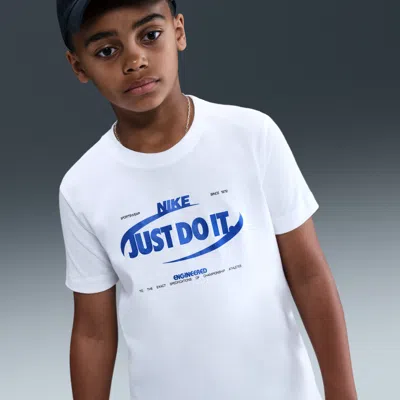 Nike Sportswear Big Kids' T-shirt In White