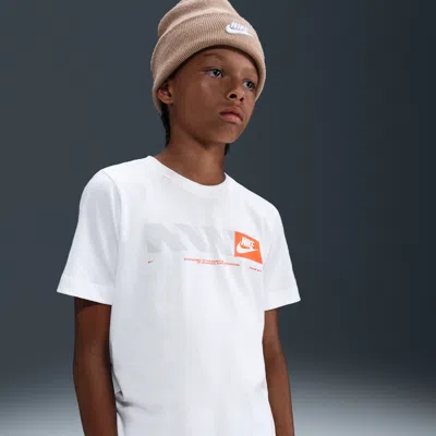 Nike Sportswear Big Kids' T-shirt In White