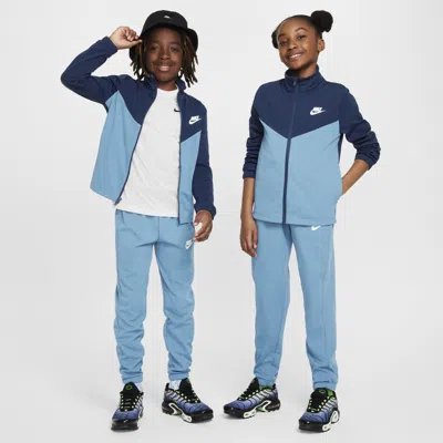 Nike Sportswear Big Kids' Tracksuit In Blue