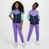 Nike Sportswear Big Kids' Tracksuit In Purple