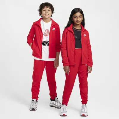Nike Sportswear Big Kids' Tracksuit In Red