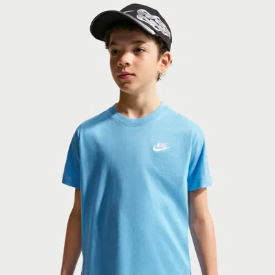 Nike Sportswear Big Kids' T-shirt In Blue