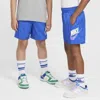 Nike Sportswear Big Kids' Woven Shorts In Blue